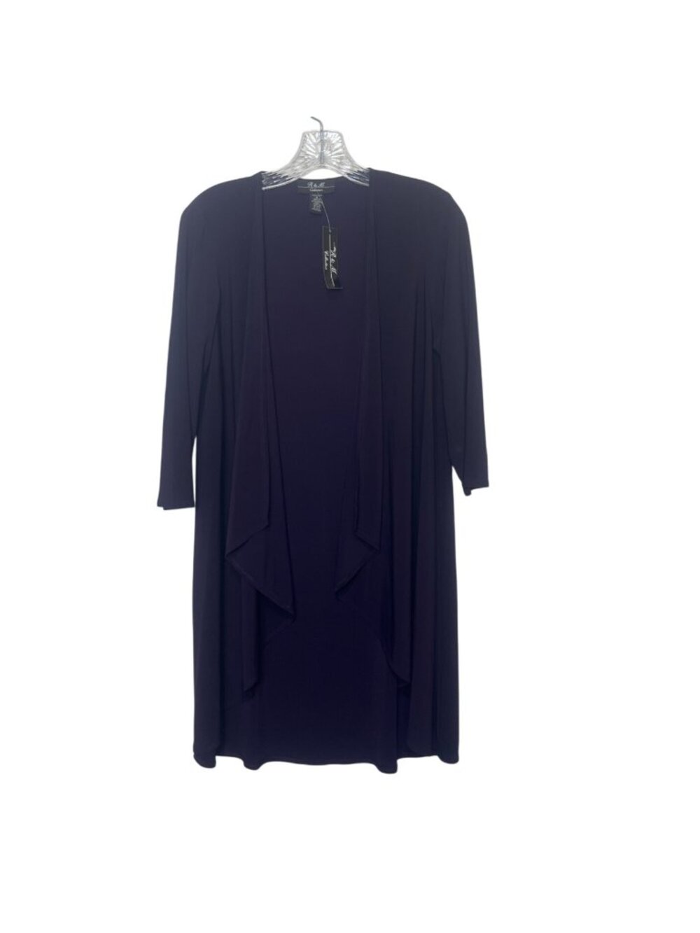 R & M Collection Long Sleeve Jacket Cardigan Womens Size 6 Eggplant New‎
